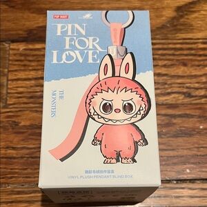 Pop Mart The Monsters Pin For Love Plush Pendant Blind Box NWT Unopened